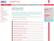 Tablet Screenshot of bdocareers.co.uk